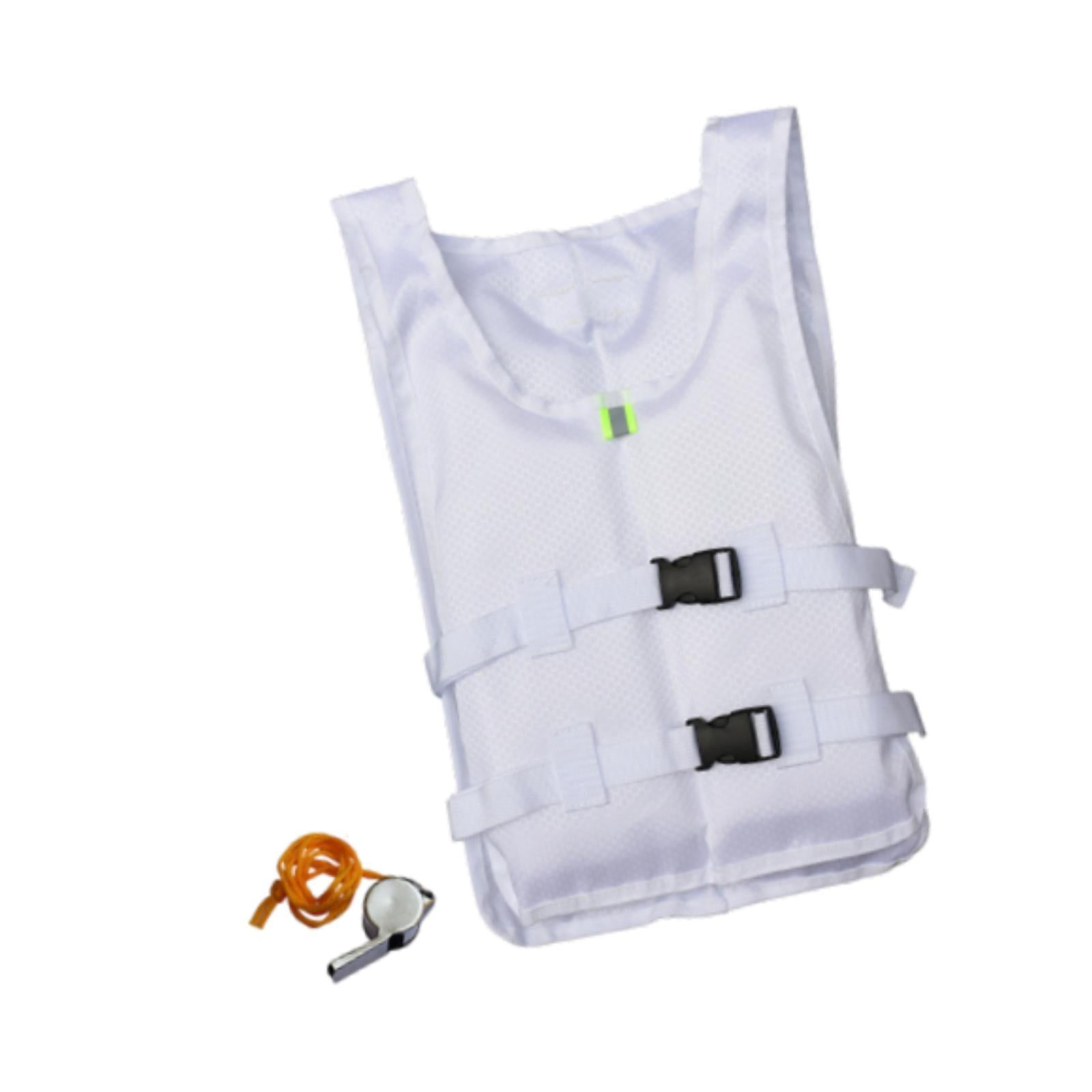 QccHieUs Life Jacket Paddle Vest for Adults Lightweight Adjustable Foldable Life Vest for White