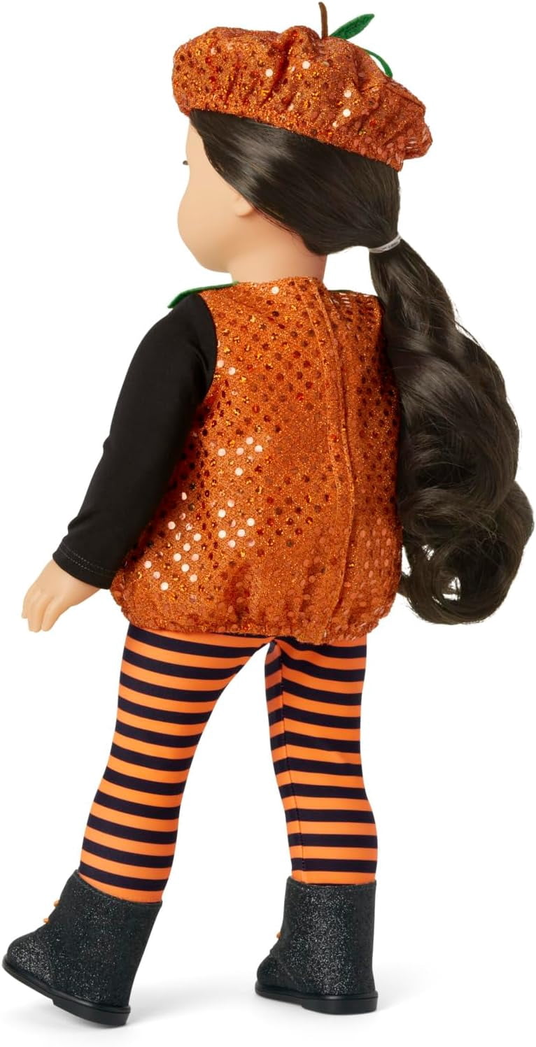 American Girl Pretty Pumpkin Costume for 18 inch Dolls