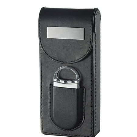 Visol Products 2 Piece Caldwell Cigar Case with Cigar Cutter Set