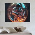 thumbnail image 4 of ONETECH  Astronaut Space Tapestry, UV Reactive Galaxy Universe Planet Glow in Dark Tapestries for Men, Boys and Teens Cool Poster, 4 of 7
