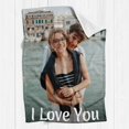 thumbnail image 6 of Personalized Gifts for Mom Dad, Custom Throw Blankets with Photos, Customized Gifts for Women Men Family Friend Girlfriend on Birthday Christmas Mothers Fathers Day Valentines Day, 6 of 6