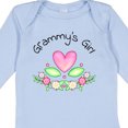 thumbnail image 4 of Inktastic Grammy's Girl Heart Flowers Girls Long Sleeve Baby Bodysuit, 4 of 5