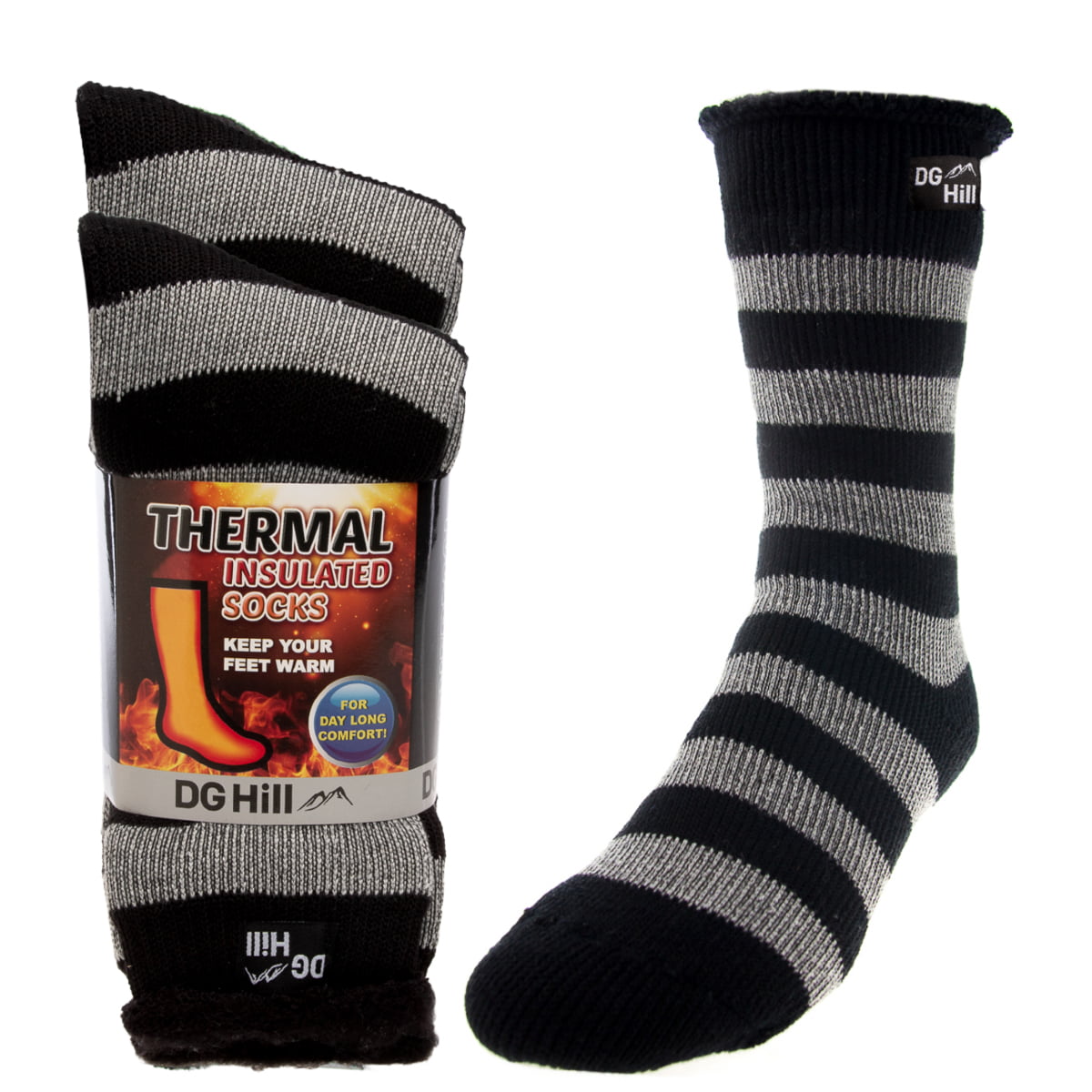 DG Hill - 2 Pairs Arctic Extreme Thermal Socks, Warm Socks, Thick Socks ...