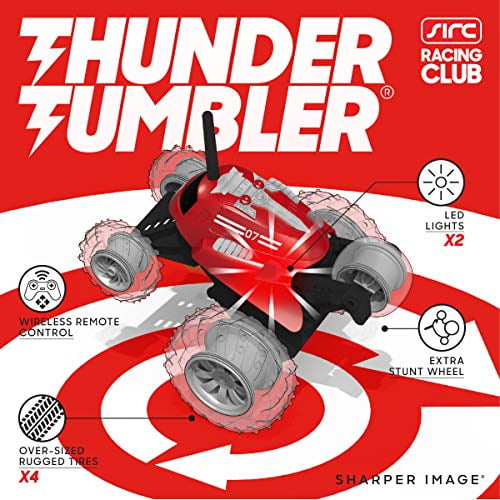 SHARPER IMAGE Thunder Tumbler Spinning Stunt Mini Truck RC Car