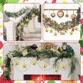 thumbnail image 3 of XYAIYT 12 Piece Star Shaped Christmas Tree Ornaments DIY Metal Christmas Decorations Long Lasting Rust Resistant Perfect for Christmas Trees and Wreaths Easy to Hang Yellow 1.4in, 3 of 5