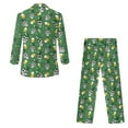thumbnail image 5 of Xoenoiee Skull Hat Beer Shamrock Print 2Pcs Suit Set for Boys Kids St. Patrick's Day Suit Jacket Trousers with Elastic Waistband Formal Wedding Party Wear Blazer Set, Size 7-8 Years, 5 of 7