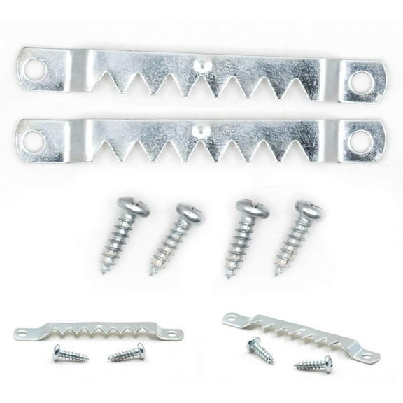 Picture Hang Solutions 10 lb Capacity Large Canvas Frame Sawtooth Hanger with Screws 100 Pieces Per pack