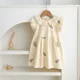 thumbnail image 1 of Vestido volador de encaje de estilo coreano para niña, vestidos de princesa florales bordados, mono encantador para bebé, trajes para hermana, 1 of 6