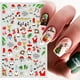 thumbnail image 1 of Pegatinas de uñas de Navidad 3D, navidad, adornos de invierno, adornos deslizantes para guantes de árbol de nieve, linternas, decoración, sombreros de Papá Noel, stickers uñas navideñas, 1 of 4