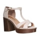 thumbnail image 2 of Sandalia Mujer Kipon Plataforma beige 25, 2 of 5