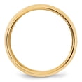 thumbnail image 2 of Auriga Fine Jewelry 14K Yellow Gold 7mm Beveled Edge Comfort Fit Wedding Band for Women Size 5.5, 2 of 6