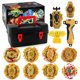 thumbnail image 1 of Suministro de 12 tipos de juegos de ataque giroscópicos explosivos con regalos de caja de herramientas de giroscopio de batalla con lanzador bidireccional, 1 of 1