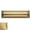 Satin Brass, variant on Baldwin 13 in x 3.6 Brass Mail Slot