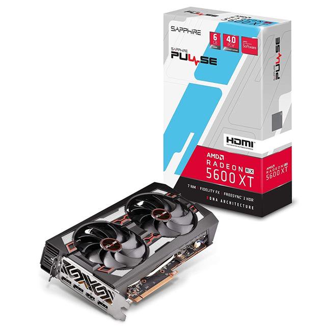 Sapphire 11296-01-20G Pulse RX 5600 XT 6GB GDDR6 Pcie HDMI