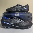 thumbnail image 2 of N I-K-E Tiempo Legend 10 Elite FG "Shadow Pack" Black Mens Size 10.5 (DV4328-040), 2 of 6