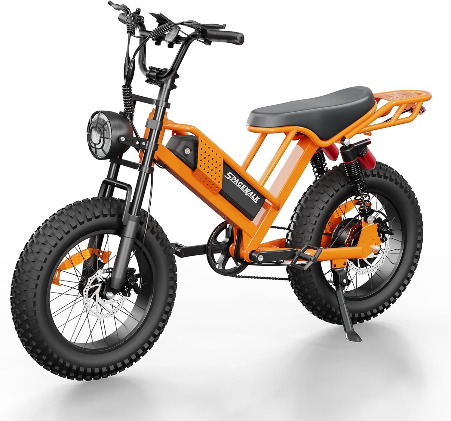 Spacewalk Electric Bike for Adult,20"x4"Fat Tires Ebike,Suitable for Riders 5'5"& Above,750W Motor,24.9mph,48V 15Ah