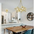 thumbnail image 4 of Golden Lighting Cassio 5-light Chandelier in Olympic Gold, 4 of 6
