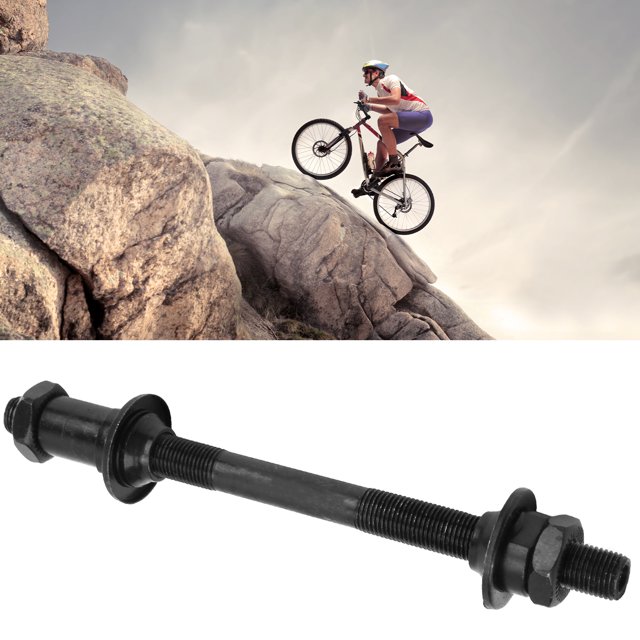 Bike Hub Shaft, Shaft Steel Axles Quick Release HubSteel Axle Hollow Hubs for Mountain Bicycle Accessory