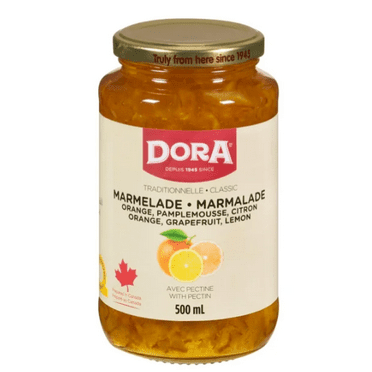 Dora 3 Fruit Marmalade with Pectin (Orange, Lemon, Grapefruit), 500mL