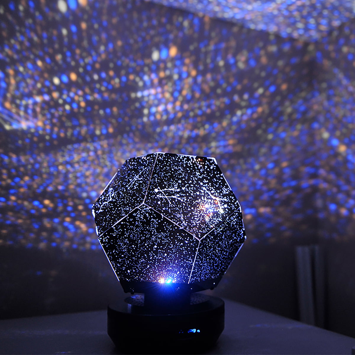 Star Projector Lamp Night Light Romantic Room Rotating Cosmos Star
