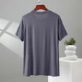 thumbnail image 5 of Modal T-Shirts for Men - Royally Comfortable - Super Soft Premium Fabric - Well-Crafted Classic Tee Big and Tall Size L-5XL Gray, 5 of 6