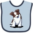 thumbnail image 3 of Inktastic Australian Shepherd Boys or Girls Baby Bib, 3 of 4