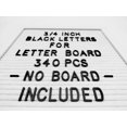 thumbnail image 4 of Letras para Tablero de Letras G GAMIT 340 piezas 0.75" Negro, 4 of 7