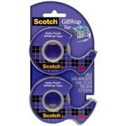 Scotch Gift Wrap Tape, 3/4 in. x 600 in., 2 Dispensers/Pack