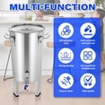 thumbnail image 6 of XIANERS 30L 304 New stainless steel fermentation barrel wine barrel fermenter self-brewed wine sealed barrel wine making equipment (304), 6 of 9