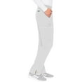thumbnail image 3 of Med Couture Women's Yoga Pull-On Pant with 7 Pockets Ultra-Soft Rib-Knit Waistband and 2-Way Stretch Technology Plus Size - MC7739, 3XL, White, 3 of 5