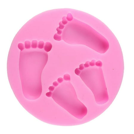 

SUOAGIN Chocolate Mould Baby Feet Shape Silicone Material Perfect Gift for Baking Lovers