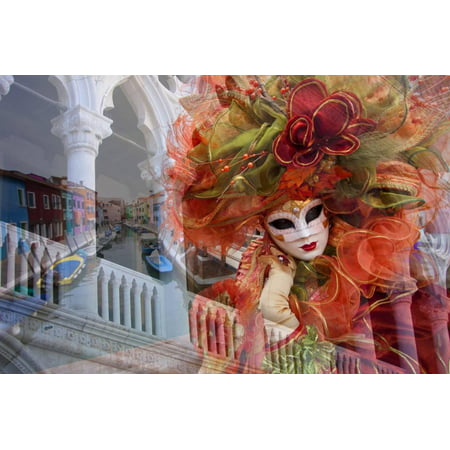 Elaborate Costumes for Carnival Festival, Venice, Italy Print Wall Art By Jaynes Gallery