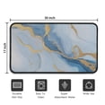 thumbnail image 5 of Blue Marble Gold Wave Pattern Door Rugs,Washable Non Slip Door Mats Indoor,Decorative Door Mats,Entry Mat Indoor for Entrance,Bedroom,Kitchen,Bathroom,30"x17", 5 of 6
