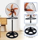 thumbnail image 2 of Ventilador de piso portátil con base de alta velocidad y altura ajustable con 5 aspas de plástico para uso en el hogar, la oficina y al aire libre, 2 of 6