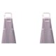 thumbnail image 2 of Toystoory Delantal para hornear Bolsillos Cocina Chef Cocina Sin mangas Media longitud Babero Restaurante Rayas Hotel Camarero Barbacoa esencial Gris blanco 2Conjunto, 2 of 6