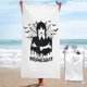 thumbnail image 1 of Los miércoles usamos toalla de playa negra divertida Toallas de baño de microfibra Manta de playa suave para desfiles Natación Yoga Mujeres Hombres, 1 of 4