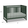 thumbnail image 5 of daVinci Margot 3-in-1 Convertible Crib, Forest Green, 5 of 5