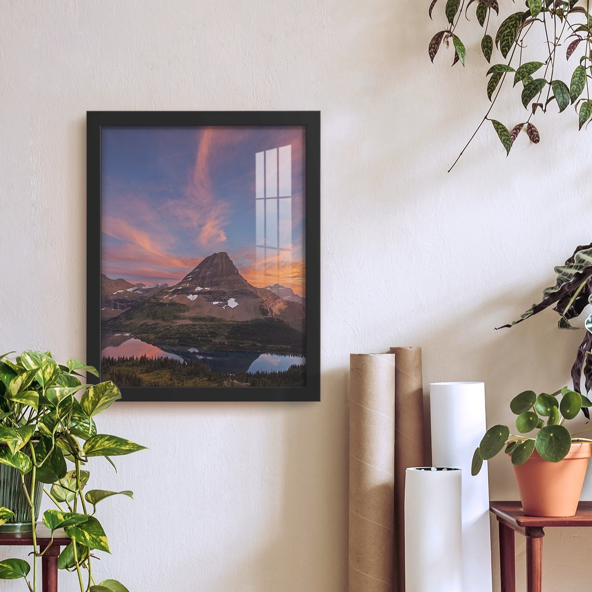 Modern 11 in. x 14 in. Black Picture Frame (Set of 4)