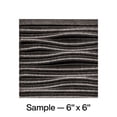 thumbnail image 1 of FASÄDE Waves Decorative Vinyl Backsplash Panel in Smoked Pewter (6X6 Inch Sample), 1 of 5