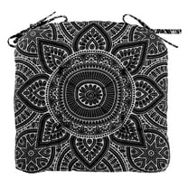 Handmade Cotton Chair cushion 16" Chair Pads with Ties for chairs/armchairs Dining chair pads armchairs/tatami chair cushions (SET OF 2)