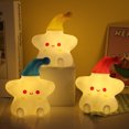 thumbnail image 3 of Silicone net Red Light Kids Cartoon Gift bedroom with sleep clap Light recargable seven colors small night lamp rabbit stars, 3 of 4