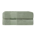 thumbnail image 2 of BNM Turkish Cotton Heavyweight Bath Towel Set, Olive Green, 2 of 5