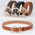 thumbnail image 6 of "Women Fashion Waist Belt Snake Design Belt Thin Buckle Leather Waistband Dress Belts Long Thin Waistband ", 6 of 11