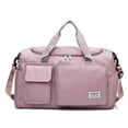 thumbnail image 1 of LHSHID Large Foldable Travel Duffel Bag, Sports Tote Gym Bag with Wet Pocket, Carry on Hospital Bags, Shoulder Weekender Overnight Bag for Women and Men, 1 of 6