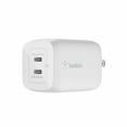 thumbnail image 1 of Belkin Chargeur Mural BoostCharge Pro Dual USB-C GaN avec PPS 65W Blanc, 1 of 8