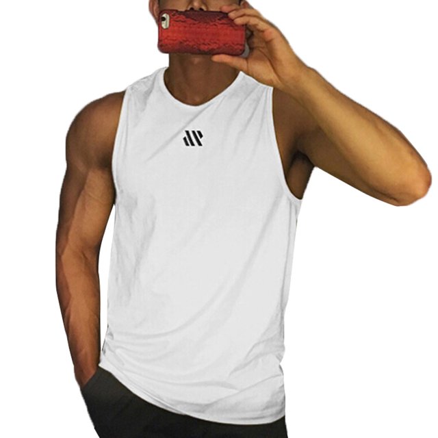 Honganda Male Tank Tops, Quick-Dry Running Vest, Fitness Training Undershirt