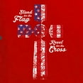 thumbnail image 6 of Wild Bobby Stand For The Flag Kneel for The Cross USA Flag Men Tee, 6 of 6