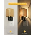 thumbnail image 3 of Night Lights Plug into Wall, Plug in Night Light, Bohemian Nightlight Dimmable with Light Sensor, 3000K, Boho Nightlights Farmhouse Decorative for Bedside Bedroom Bathroom Hallway, 1 Pack, 3 of 4