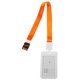 thumbnail image 5 of FUTUREORYY Soporte De Tarjetas De Identificación Con Plástica Resistente Y Lanyard, 5 of 8