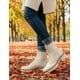 thumbnail image 2 of Botín Para Mujer Greenlove® Formal Invierno Tendencia Moda beige 23.5, 2 of 10